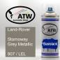 Preview: Land-Rover, Stornoway Grey Metallic, 907 / LEL: 400ml Sprühdose, von ATW Autoteile West.